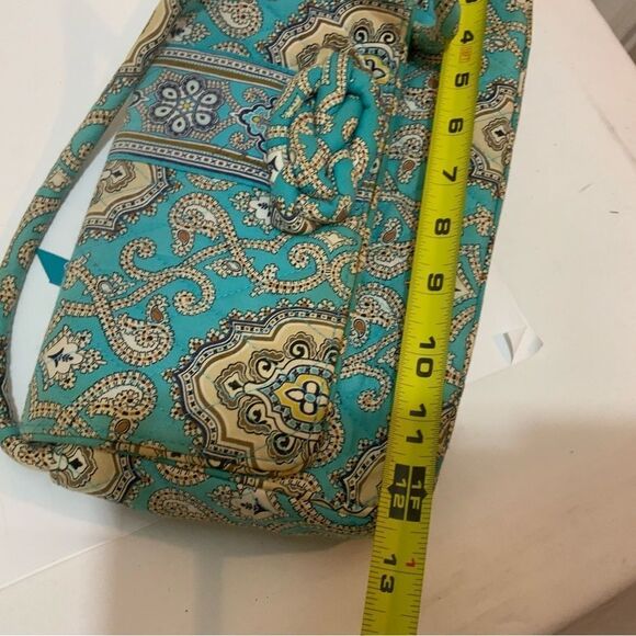 Vera Bradley Totally Turq Knot Clutch Shoulder Bag - Picture 9 of 9